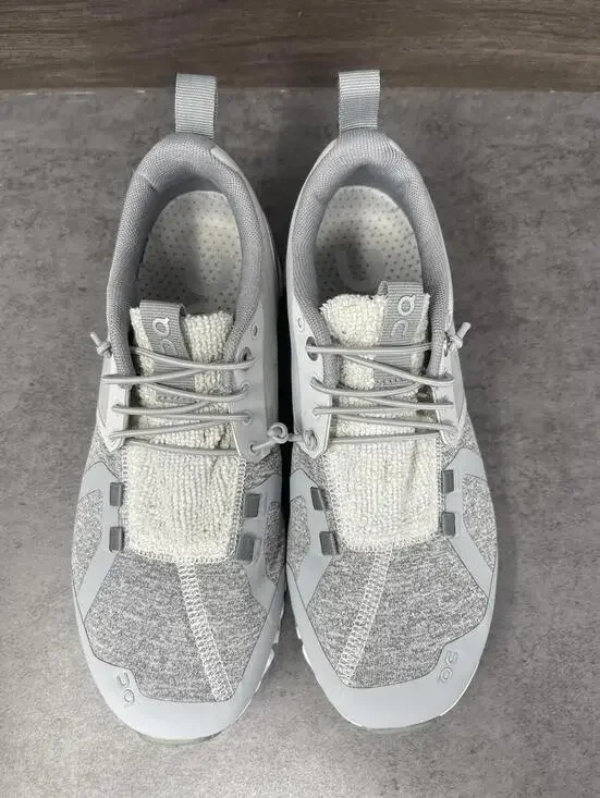 On Cloud Terry Running Sneakers Womens Size 5.5 Grey Athletic Trainer - Picture 9 of 11